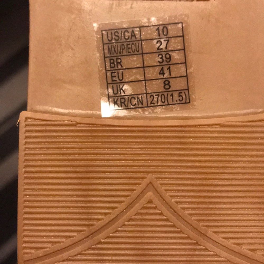 NWOT Tan Double Wrapped ankle Sandals - Picture 3 of 4